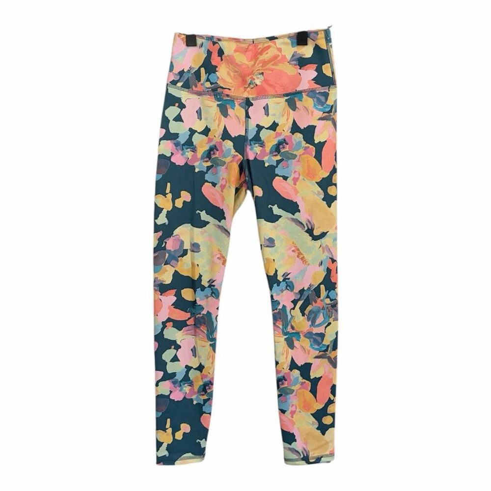 Anthropologie Daily Practice Liana Floral Leggings Medium - Picture 2 of 5
